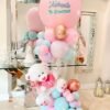 Balloon Stand Arrangement and Medium Teddy - Imagen 2